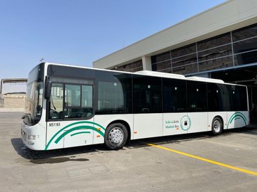 انطلاق أول رحلة لـ حافلات مكة من محطة قطار الحرمين باتجاه المسجد الحرام