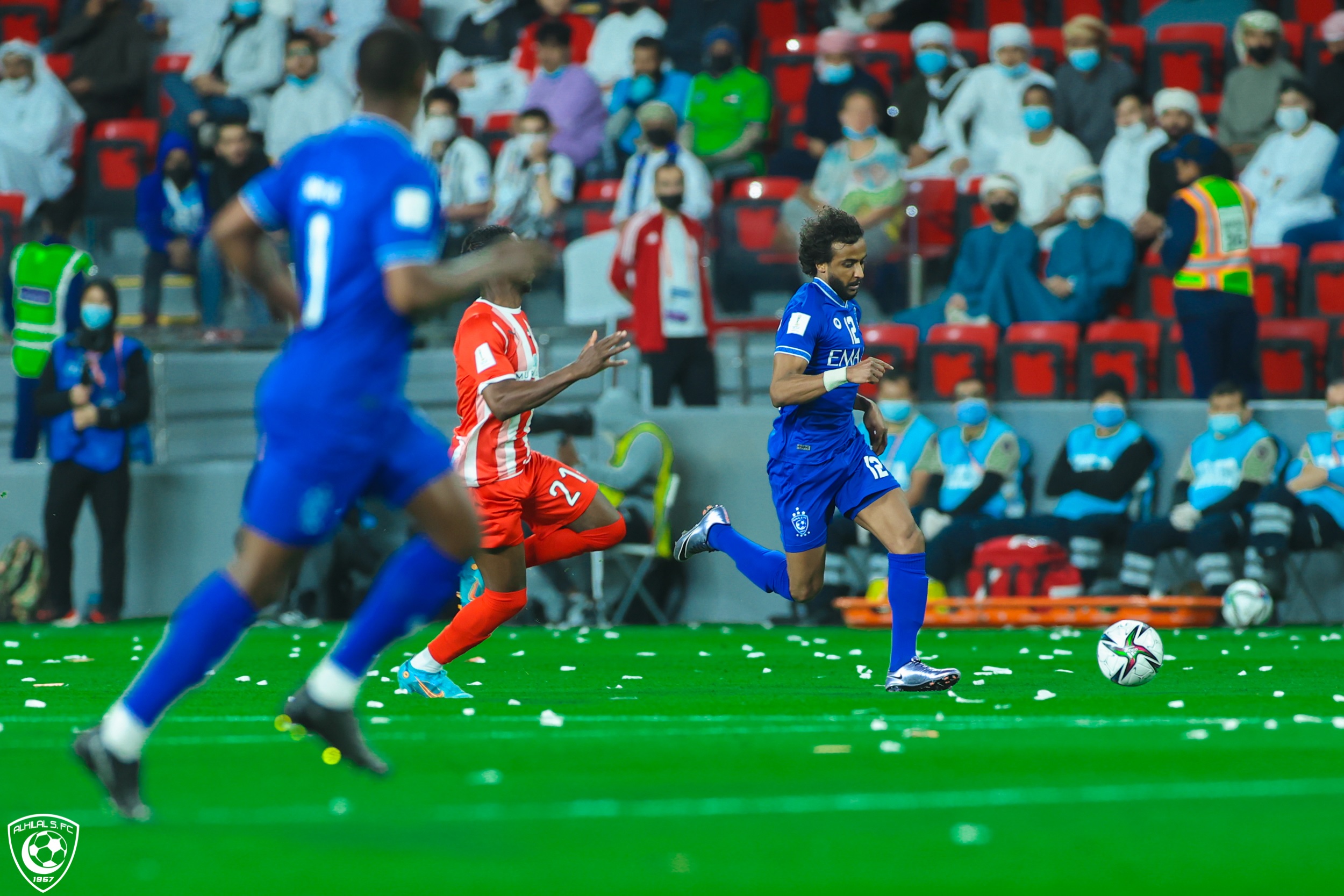 وزير الرياضة للاعبي الهلال: ما قصرتوا يا أبطال