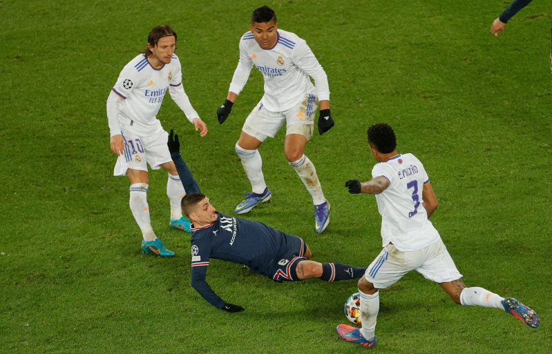 باريس سان جيرمان ضد ريال مدريد
