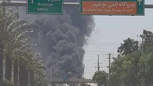 اندلاع حريق في قاعدة عسكرية غربي إيران