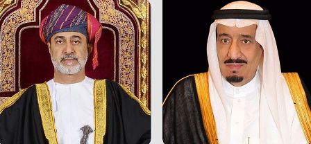 الملك سلمان يتلقى برقية تهنئة من سلطان عُمان بمناسبة نجاح الفحوصات الطبية