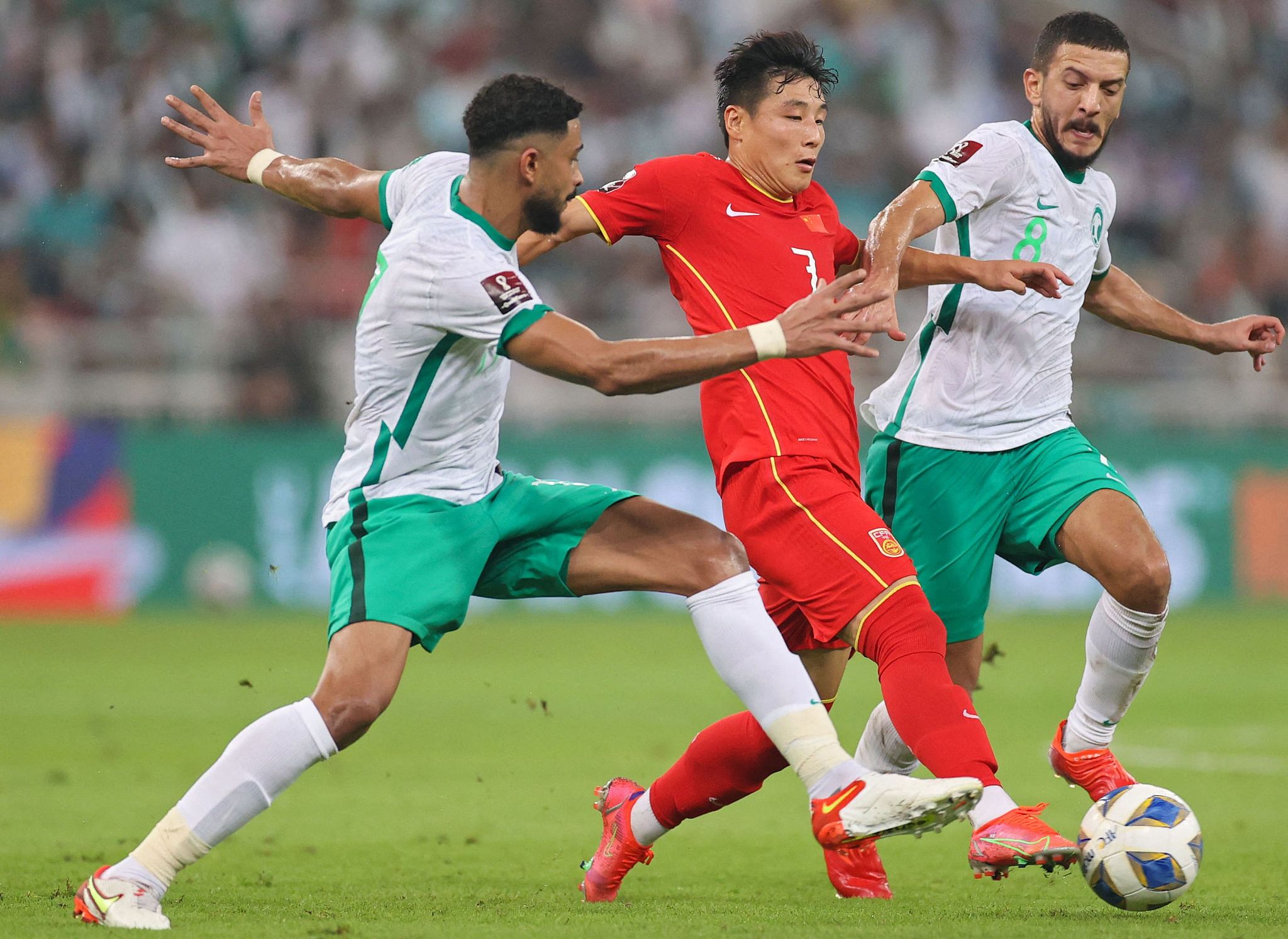 حلم التأهل السادس شعار مباراة السعودية والصين