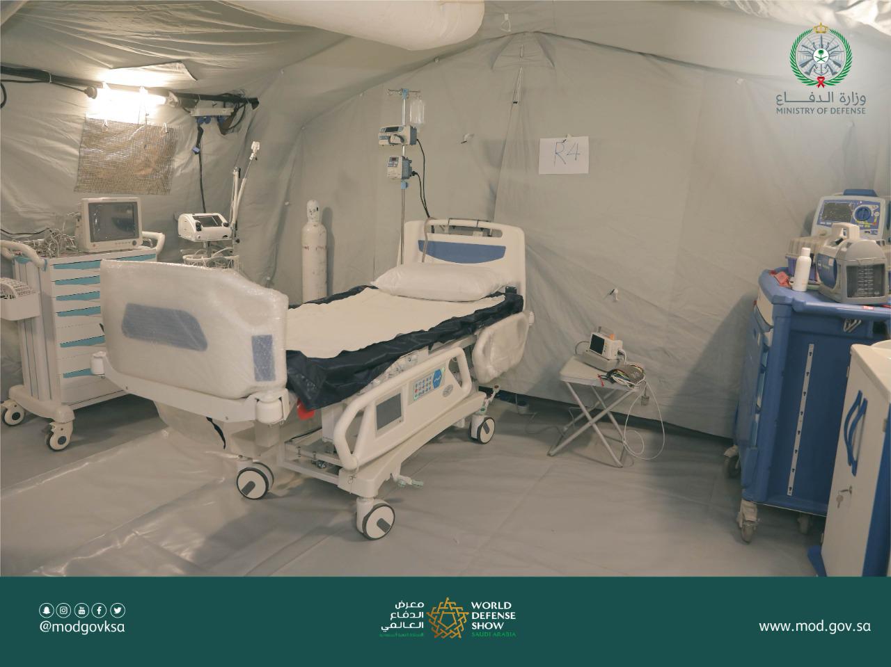 الخدمات الصحية بـ الدفاع تشارك في المعرض العالمي بمستشفى ميداني متنقل