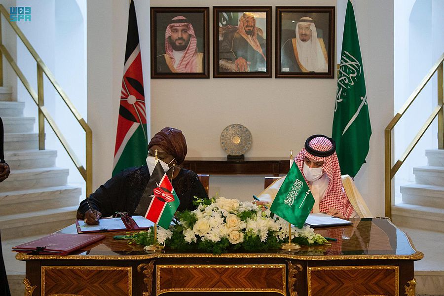 وزيرا خارجية السعودية وكينيا يرأسان اللجنة المشتركة
