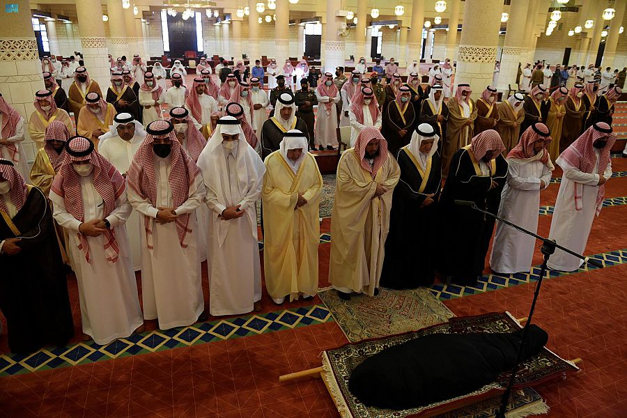 الصلاة على الأميرة نورة بنت فيصل بن عبدالعزيز