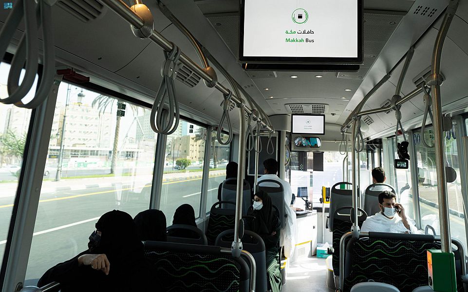 3 مسارات لـ حافلات مكة المجانية