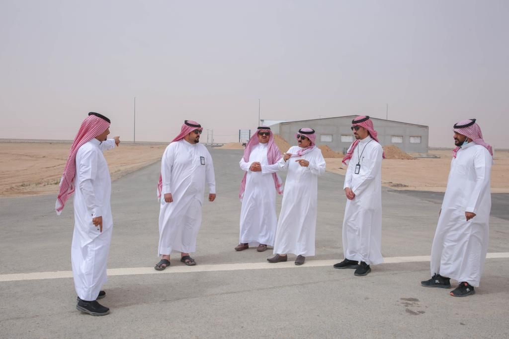 محافظ الرس يتفقد استكمال مشروع نادي الطيران السعودي
