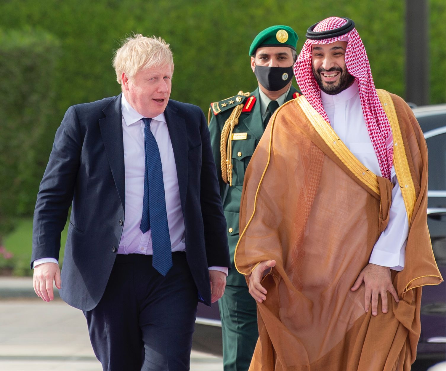 ولي العهد يستقبل جونسون ويعقدان مجلس الشراكة الاستراتيجي السعودي البريطاني