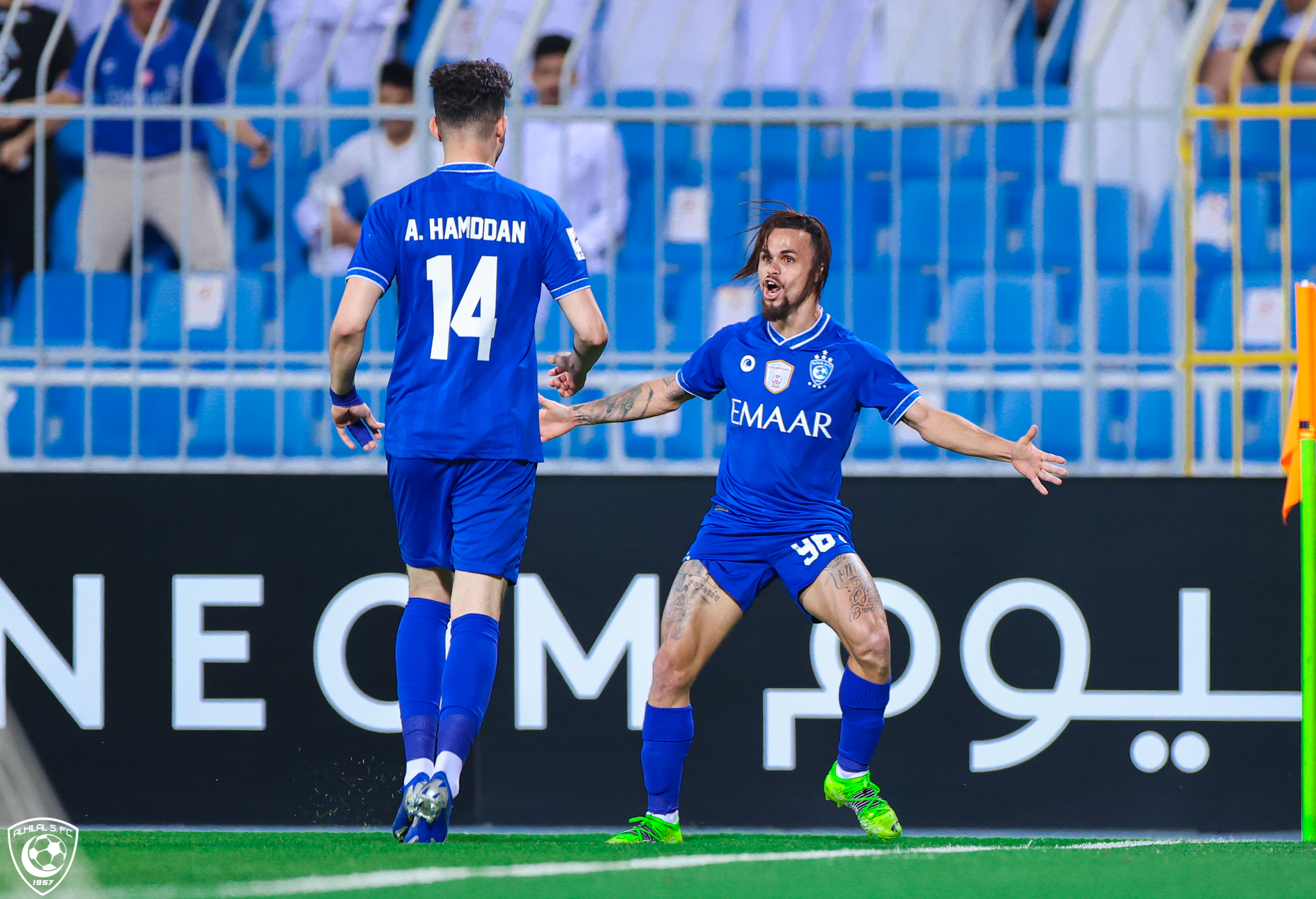 ميشيل ديلجادو يعزز من تقدم الهلال بالهدف الثاني