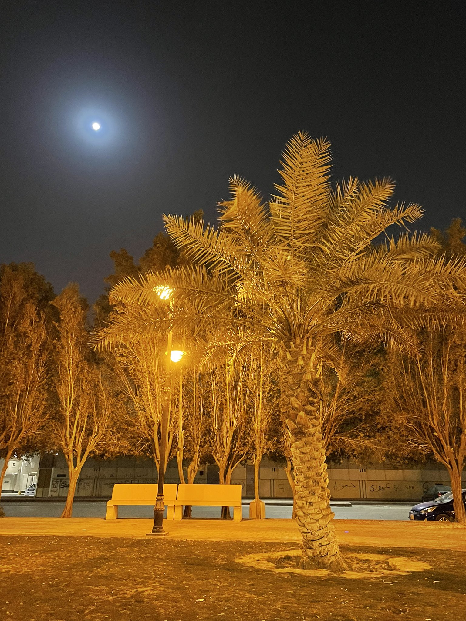 القمر الليلة بدرًا في سماء السعودية ولقطات توثق الحدث