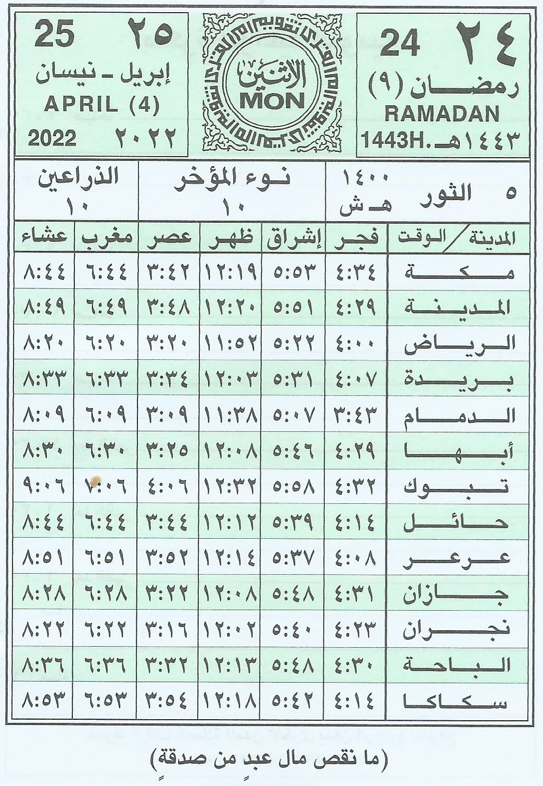 موعد أذان المغرب اليوم الاثنين 24 رمضان - المواطن