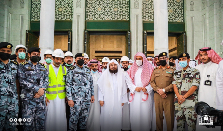 افتتاح باب الملك عبدالعزيز تسهيلًا لضيوف الرحمن