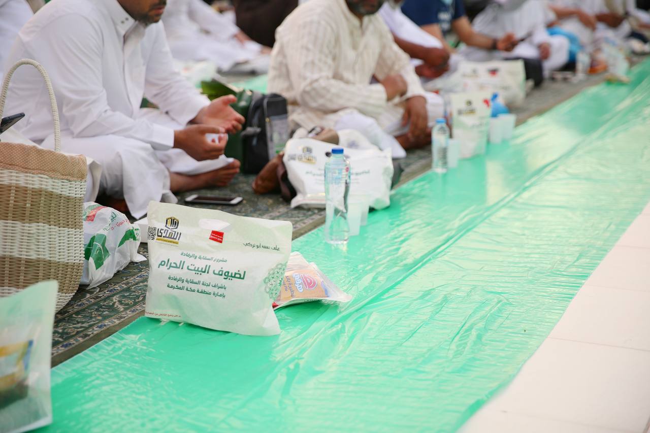 تقديم قرابة 1,3 مليون وجبة إفطار للصائمين في المسجد النبوي