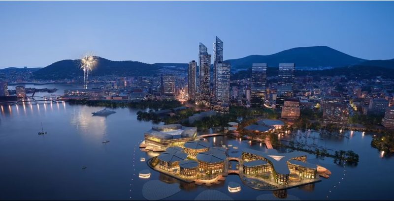 شاهد أول مدينة عائمة في العالم في كوريا الجنوبية