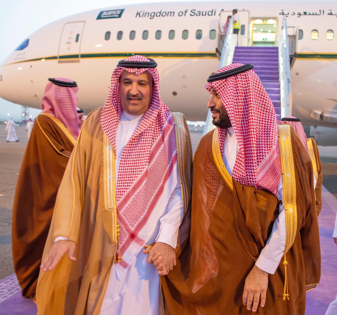 محمد بن سلمان يصل إلى المدينة المنورة