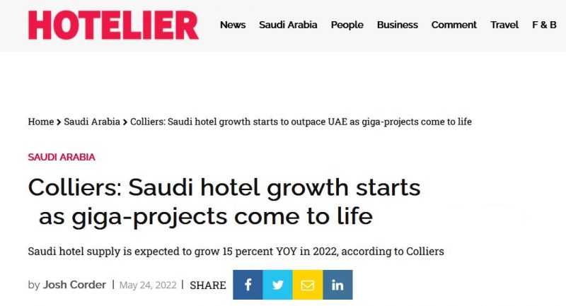 مجلة كندية الحياة تدب في المشاريع الضخمة في السعودية