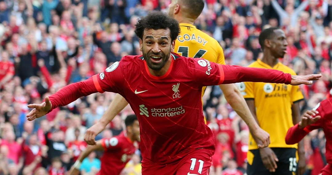 ليفربول يحتفل بإنجاز Mohamed salah