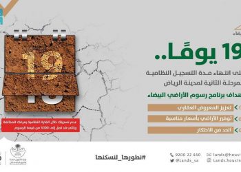 الأراضي البيضاء: 19 يومًا لانتهاء مهلة التسجيل في الرياض - المواطن