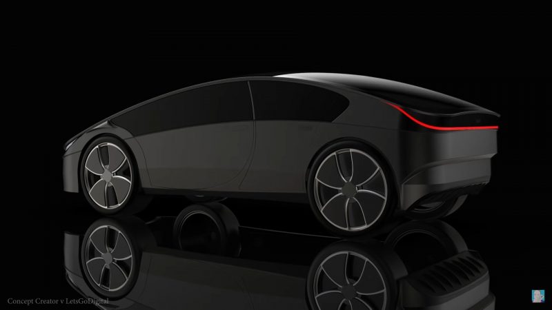 تصميم سيارة آبل الجديدة تأتي بلا نوافذ ومستوحاة من شكل التابوت