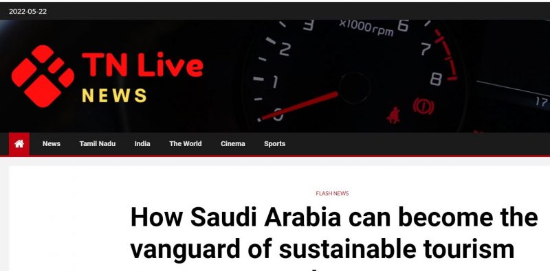 موقع هندي السعودية ستغدو في طليعة مجال السياحة المستدامة