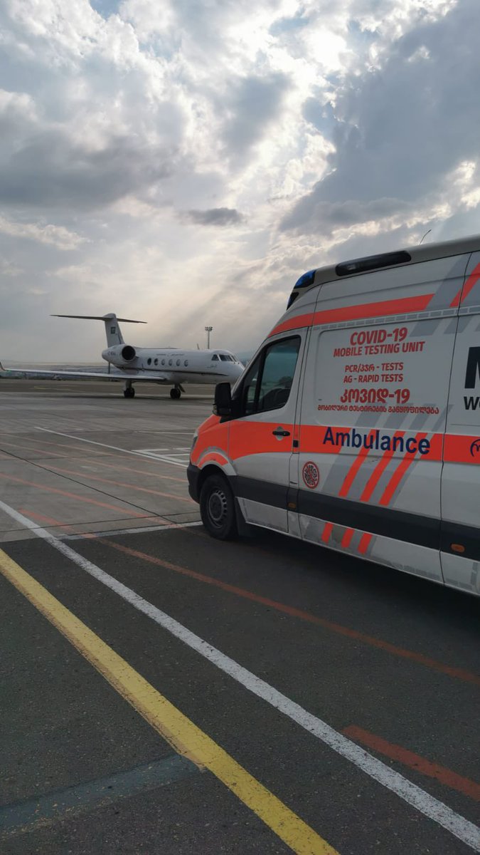 نقل مواطنة بطائرة إخلاء طبي من جورجيا لاستكمال علاجها في السعودية
