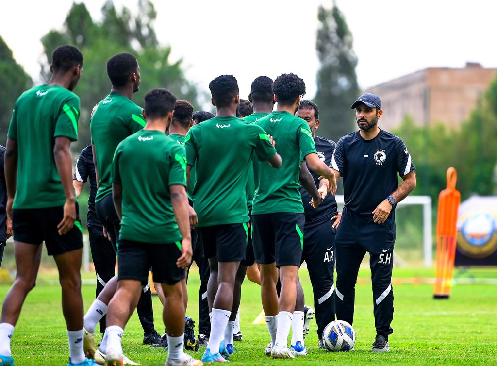 الأخضر الأولمبي صاحب الرقم القياسي قبل مواجهة أوزبكستان