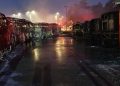 حريق ضخم يلتهم 18 حافلة في إسرائيل - المواطن