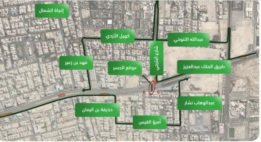 المرور: إغلاق كلي لطريق الملك عبدالعزيز بجدة