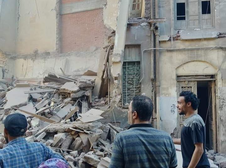 شاهد.. انهيار عقار من 5 طوابق وسط القاهرة - المواطن