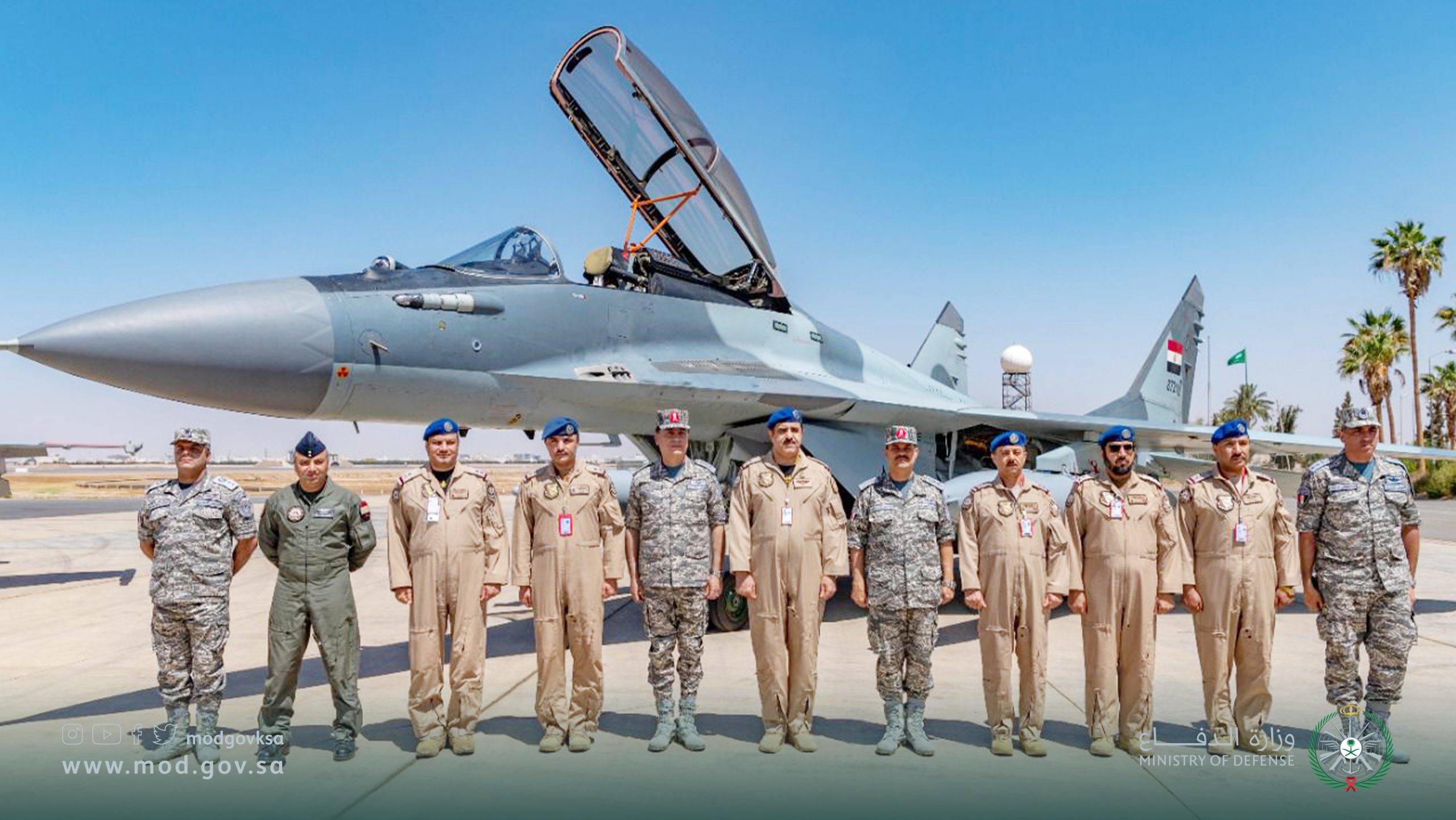 اختتام مناورات فيصل 12 بين القوات الجوية السعودية والمصرية