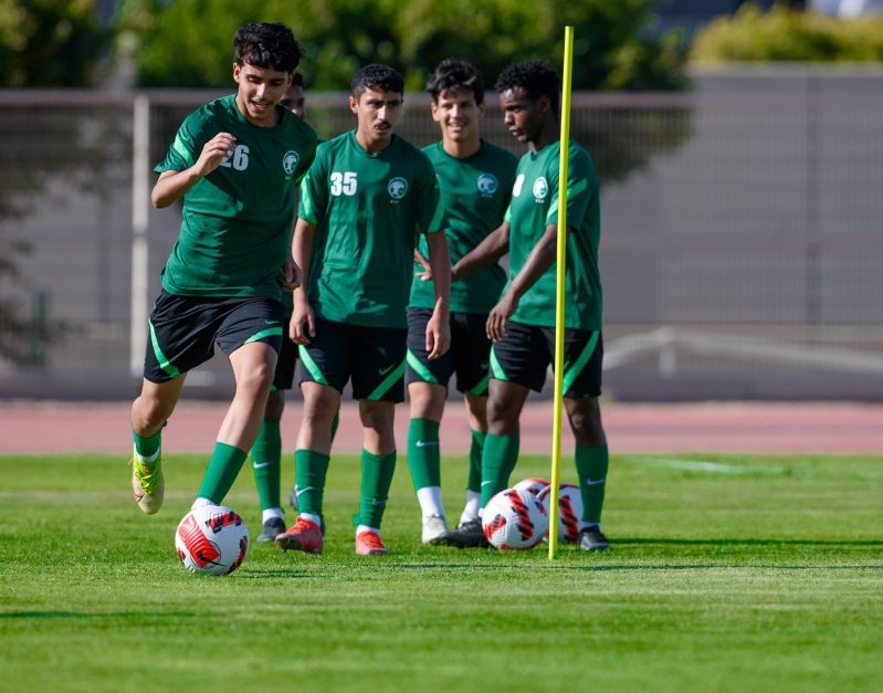 26 لاعبًا بقائمة أخضر الناشئين في معسكر الطائف 4 أخضر الناشئين
