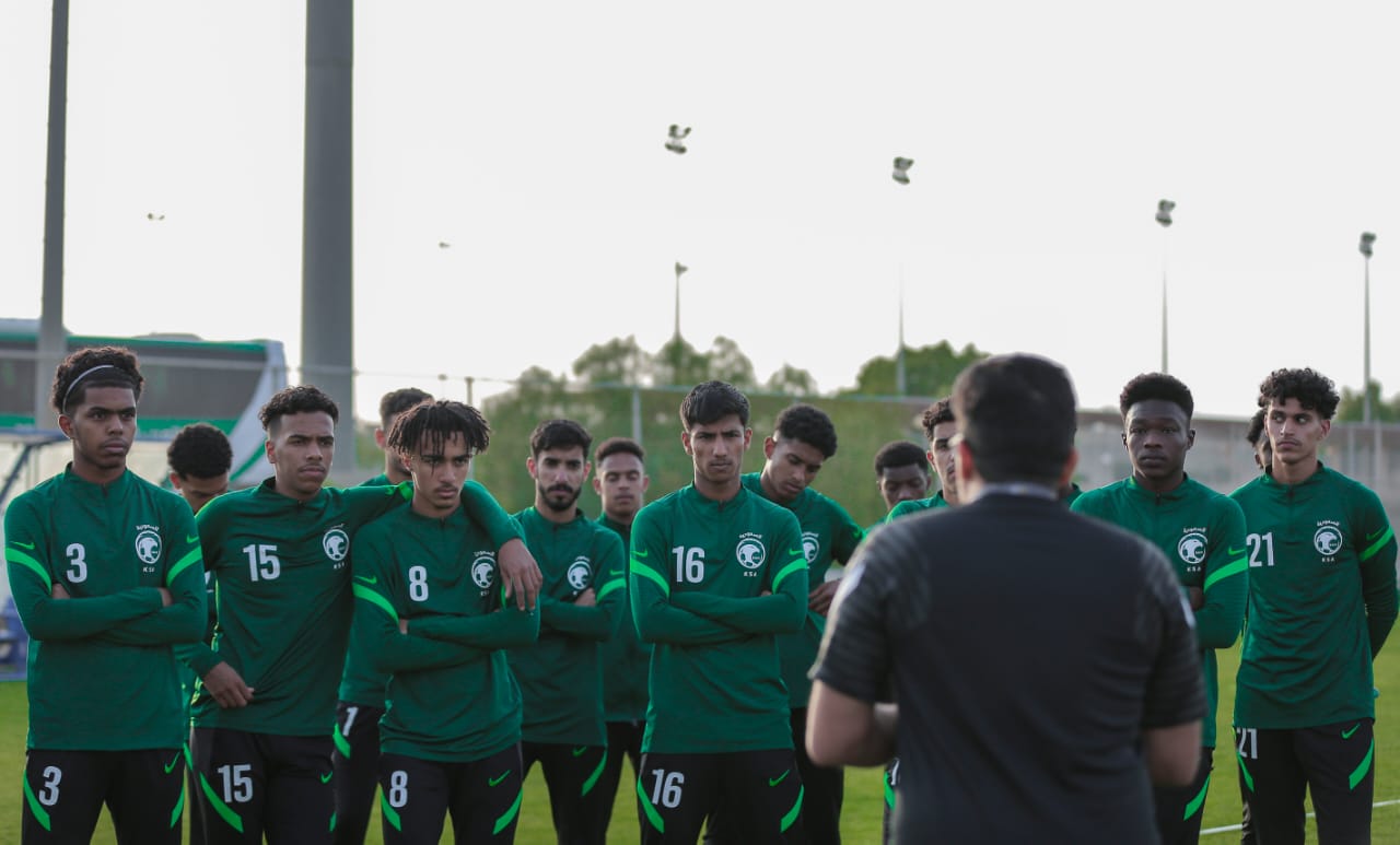 المنتخب السعودي يستأنف تدريباته لربع نهائي كأس العرب للشباب