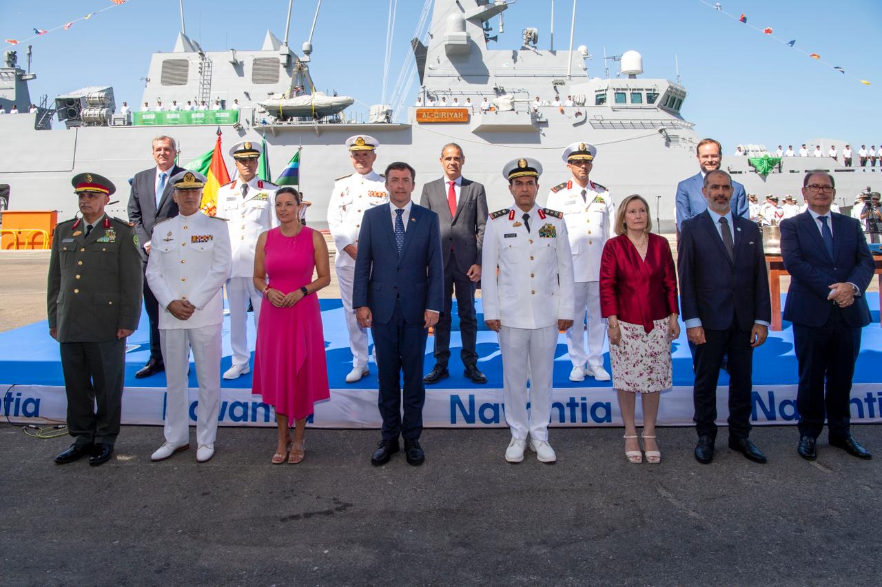 القوات البحرية السعودية تُدشن سفينة جلالة الملك الدرعية في إسبانيا