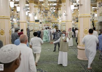 100 باب لاستقبال ضيوف الرحمن في المسجد النبوي بعد أدائهم الحج - المواطن