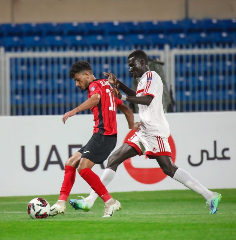 منتخب فلسطين والسودان في كأس العرب للشباب (1)