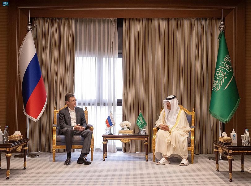 وزيرا الطاقة السعودي والروسي يبحثان في الرياض أعمال اللجنة المشتركة