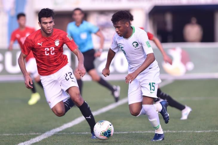 السعودية ضد مصر في كأس العرب للشباب 2020