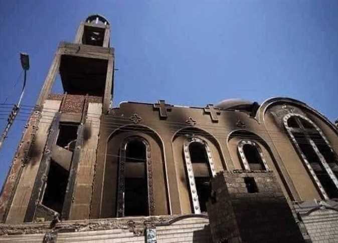 حريق كنيسة أبو سيفين في مصر يقتل ويصيب 55 شخصًا
