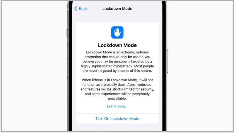 كيفية استخدام وضع Lockdown Mode في iOS 16 