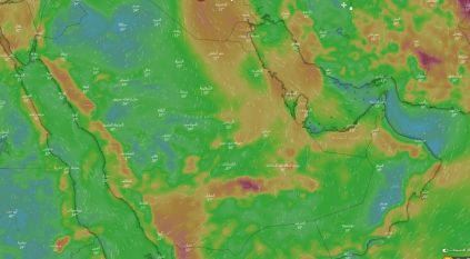 انخفاض تدريجي بدرجات الحرارة على الوسطى والشرقية