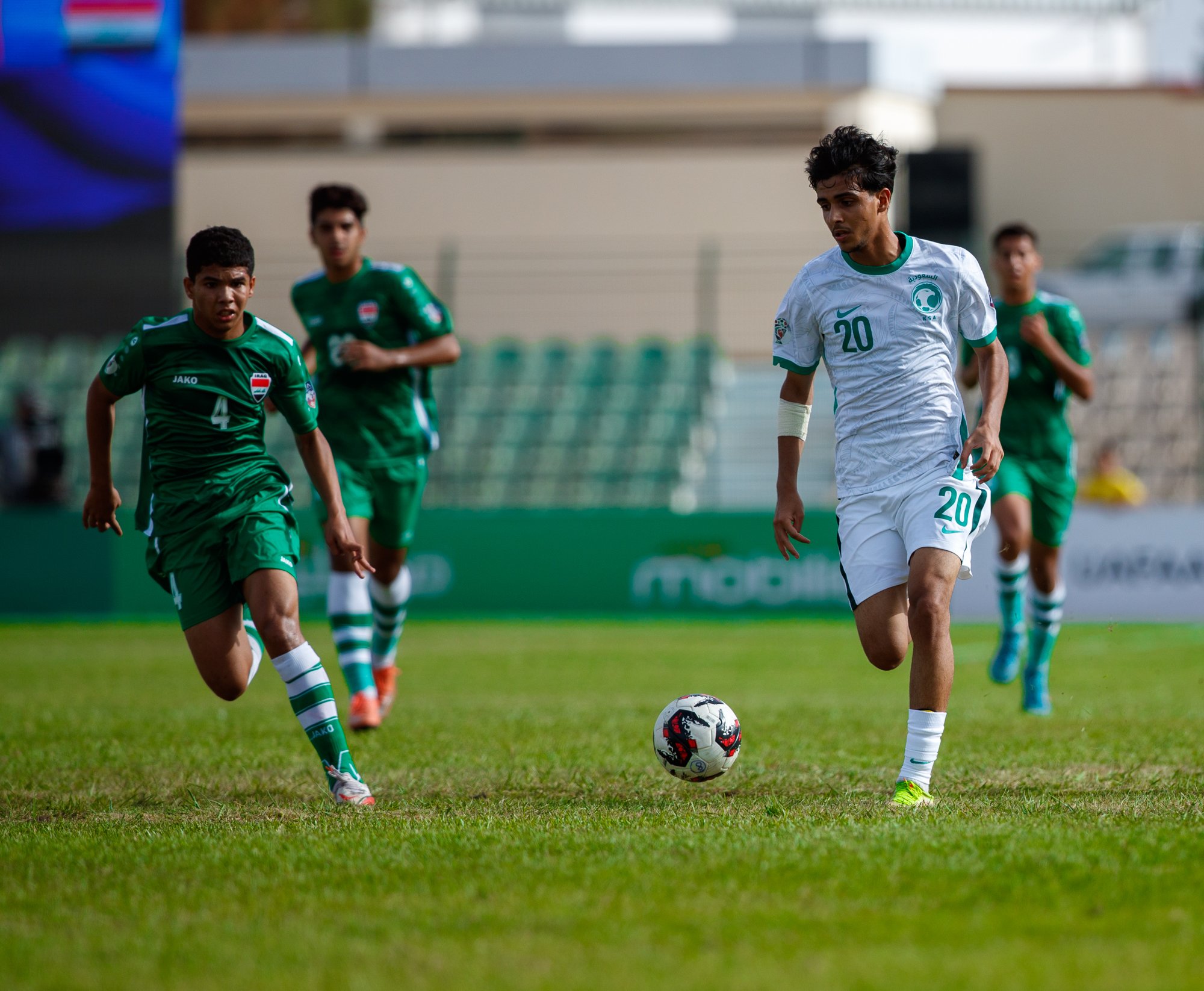 كأس العرب للناشئين .. السعودية تتفوق على العراق بالشوط الأول