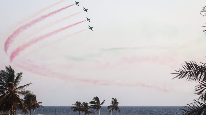 عرض جوي مبهر في سماء جدة