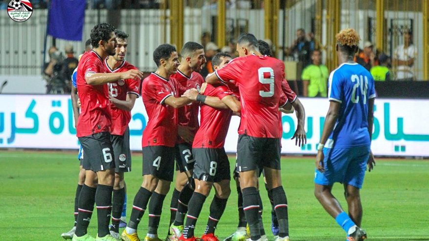 منتخب مصر يتجاوز ليبيريا بثلاثية