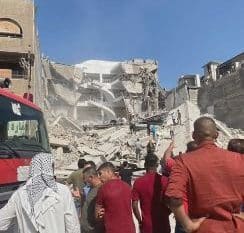 إنقاذ 13 شخصًا في انهيار مبنى ببغداد