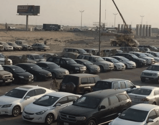 مزاد علني لبيع سيارات في جمرك الملك فهد