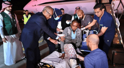 الحالة الصحية لـ المصابين الصوماليين بعد وصولهم المملكة