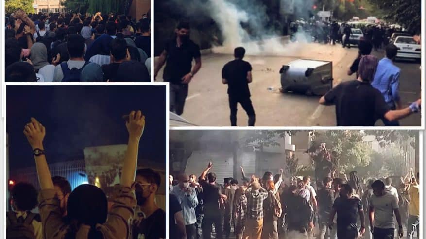 صدامات عنيفة بين الأمن الإيراني والمتظاهرين