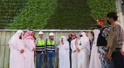 مشروع للغطاء النباتي بساحات المسجد الحرام