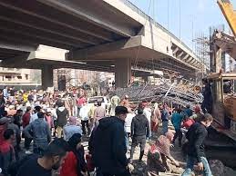 إصابات بسقوط أجزاء من جسر قيد الإنشاء بمصر