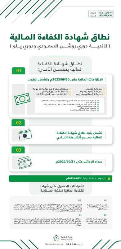 شهادة الكفاءة المالية
